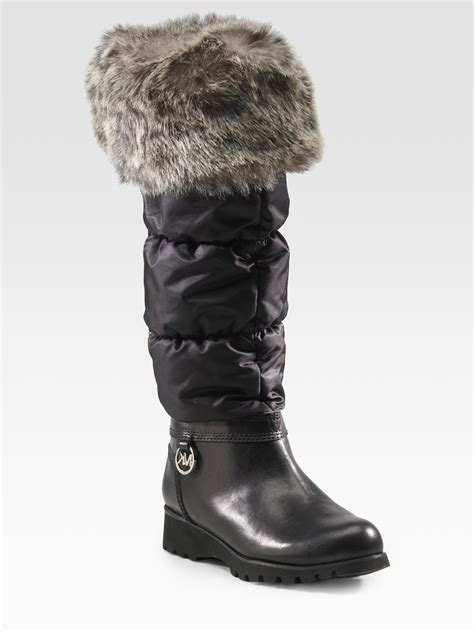 tall snow boots women michael kors|Michael Kors waterproof boots.